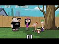 Phineas and Buford argue about a hypothetical Zombie Apocalypse