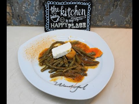 , title : 'Greek style Green beans stew in tomato sauce - φασολάκια λαδερά'