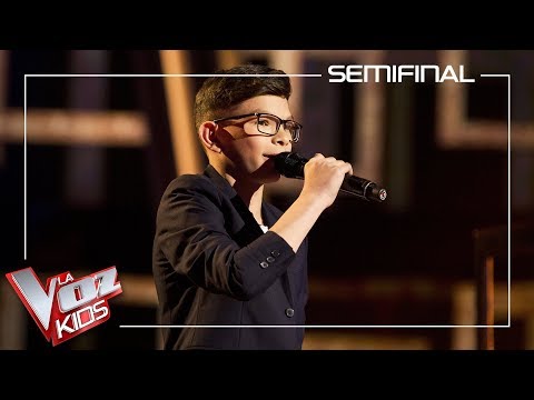 Salva Bermúdez - Solamente tú | Semi final | The Voice Kids Antena 3 2019