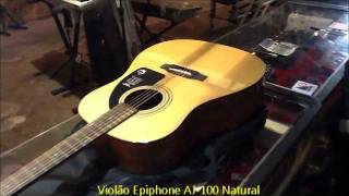 Video thumbnail for Violão Epiphone AJ-100 Natural by Good Music Instrumentos Musicais