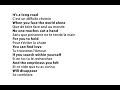 Hero - Mariah Carey (Karaoke, Lyric, Parole, English translation)