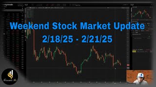 Weekend Stock Market Update 2/18/25 - 2/21/25 #trading #dei #stockmarket #optionstrading #investing