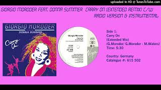 Donna Summer & Giorgio Moroder -  Carry On (Extended Remix Version)