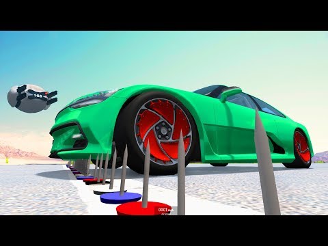 Oblivion DRONE Spike Strip Cars Crashes - BeamNG DRIVE | CrashTherapy