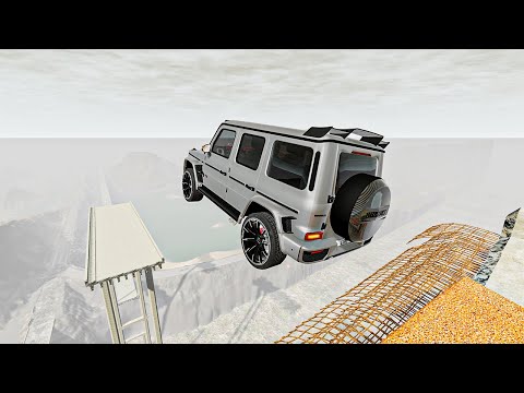 Cars vs Unfinished Bridge #5 – BeamNG.Drive
