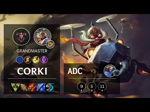 Corki ADC vs Ezreal - EUW Grandmaster Patch 10.13