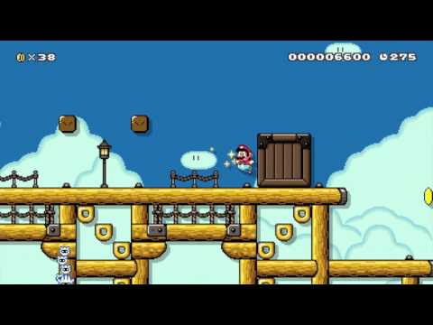 Super Mario Maker - Broken Boardwalk by Pantoki B12E 0000 0092 C219 - NO COMMENTARY 1AB