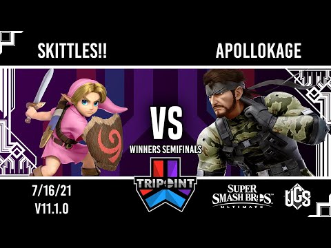 Tripoint Smash 105 - Winners Semifinals - SKITTLES!!(Young Link) Vs. ApolloKage(Snake)