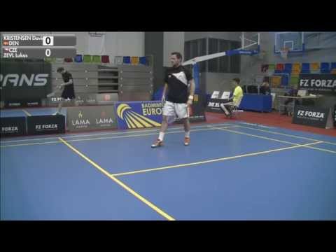 David Kim Kristensen vs Lukas Zevl (MS, Qualifying) - 2015 Czech International