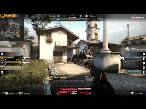 fnatic vs. Titan | Halbfinale, DreamHack 2014 - Stockholm | (de_inferno) Map 1
