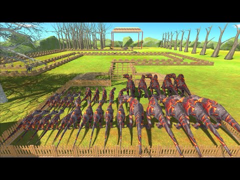 ⚡ Lava Now CARNIVORE DINOSAURS Championship - 🦖 Animal Revolt Battle Simulator 🦕