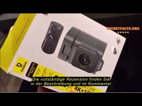 Produktbewertung Baseus VD1 Pro Dashcam Auto Vorne & Hinten 4K+1080P, Solar-Dashcam mit 24h Kabellos