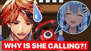 Suisei Gives Roberu A "Scare" (Hoshimachi Suisei / Hololive & Yukoku Roberu / Holostars) [En Subs]