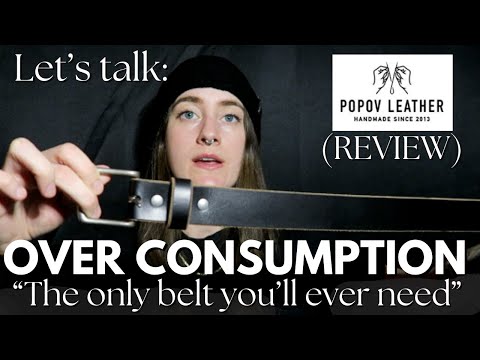 This belt is built to last a lifetime & fight overconsumption (Popov Leather Review)