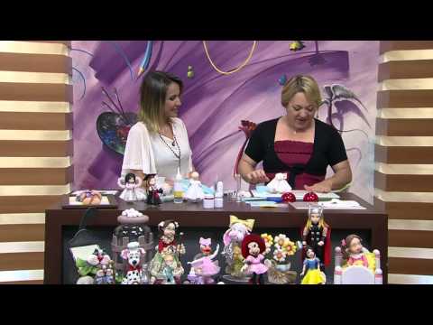 13/09/2013 Mulher.com Lembrança anjinha para batizado -- porta oração-  Eléia Conti - (Bloco 2/2)