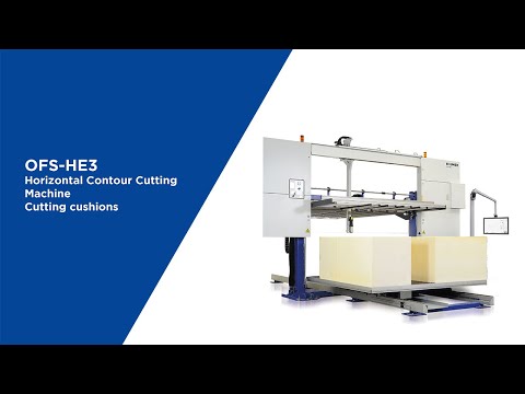 OFS-HE3 Horizontal contour cutting machine - cutting cushions - EN