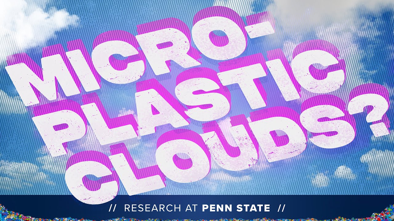How could microplastics influence cloud formation and climate change?