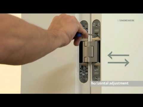 TECTUS® Concealed Hinges : 3-D Adjustments (New Models)