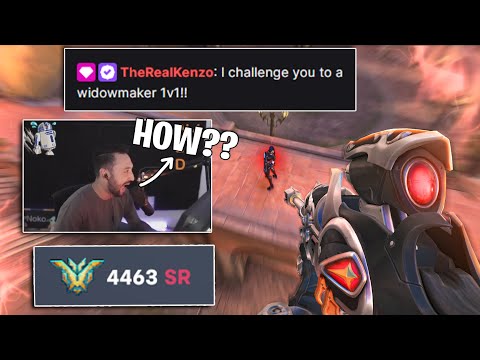 I challenged Top 500 Streamers to a Widowmaker 1v1 in Overwatch 2 w/ reactions