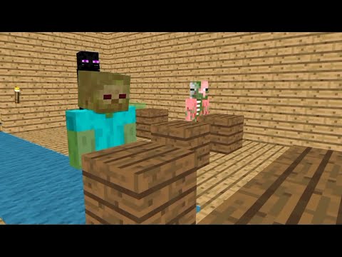 Monster School - WWE Wrestling Challenge Episode II, Minecraft Animation