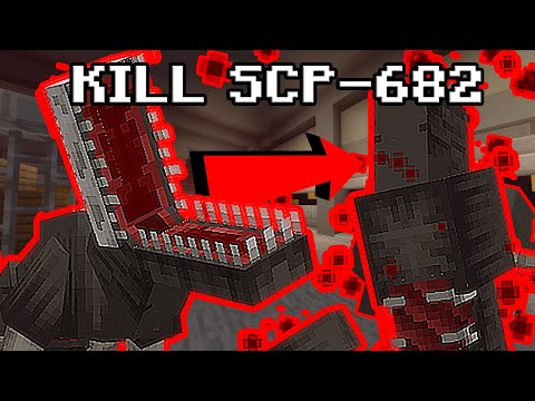 How to KILL SCP-682 in MINECRAFT!