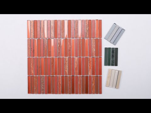 Natural Stone Mix Glass Mosaic Tile MZON3401