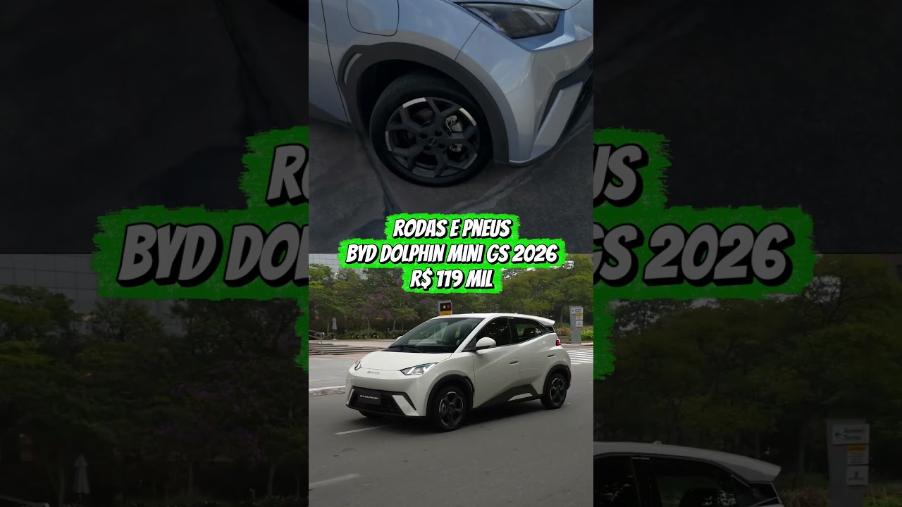 O QUE MUDOU NAS RODAS DO DOLPHIN MINI 2026? 👀