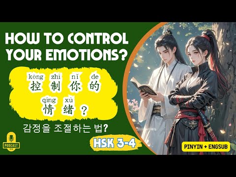 HSK 3 - 4 | How To Control Your Emotions? | Chinese Listening Practice