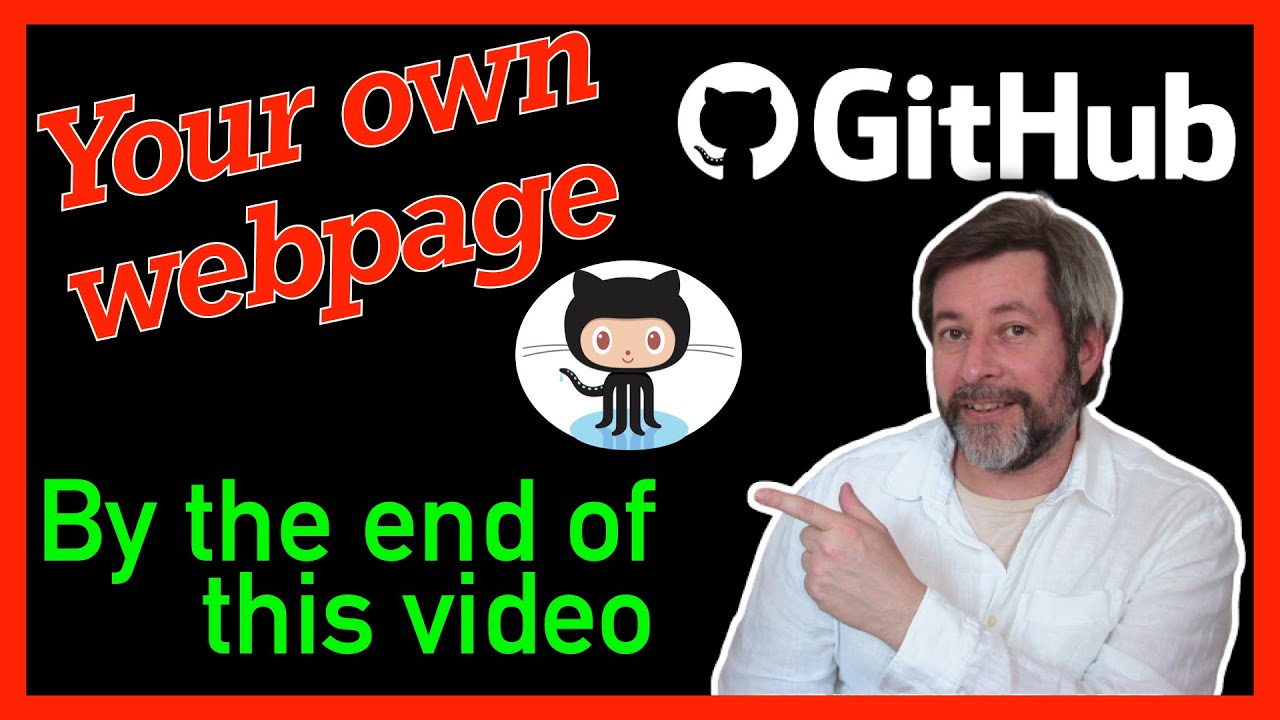 How to make your first website with GitHub pages