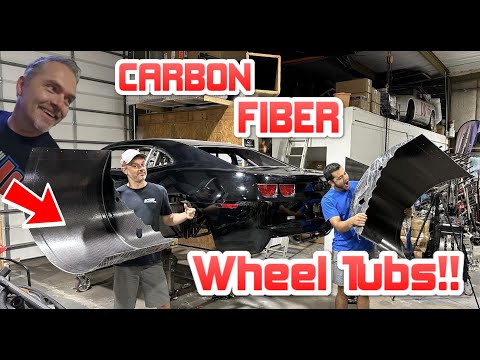 Carbon Fiber Wheel Tubs in Val and Steve Morris's 6-Second Camaro!!
