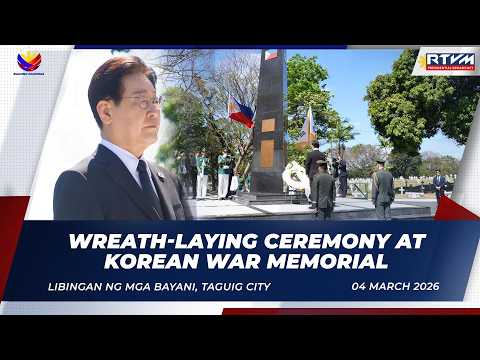 Wreath-laying Ceremony at Korean War Memorial 03/04/2026