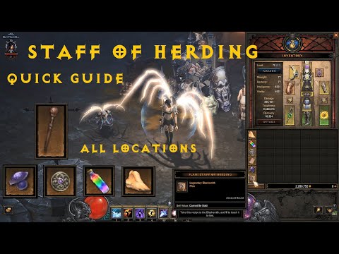 Staff of Herding Guide Diablo 3 Season 30 - How To Get for Altar