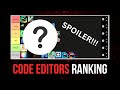 Ranking Code Editors & IDEs - Tierlist