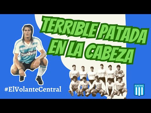 Racing vs Sporting Cristal (en Lima) - Copa Libertadores 1989 - Patada voladora