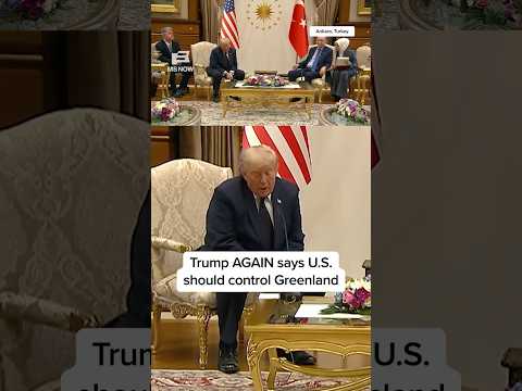 Trump AGAIN says U.S. should control Greenland