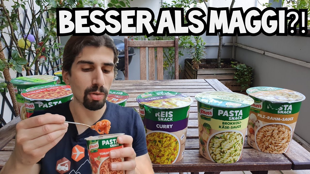 Eine Woche Knorr Snacks zum Mittag | Besser als Maggi 5 Minuten Terrine