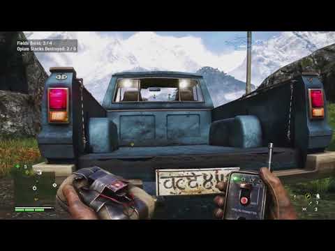 StealthBlade Adventures on Far Cry 4 pt 44: Burning the Drugs and Surprise Bear Invasion
