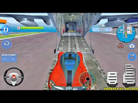 Airplane Pilot Car Transporter New Update - Cargo Airplane Cars and Bikes Transporter Gameplay