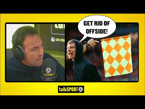 CRAZY CALL! Sportsbar caller wants to GET RID of the offside law!