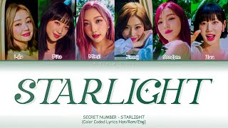 Download lagu Secret Number STARLIGHT Lyrics (Color Coded Lyrics) mp3 Download lagu Secret Number STARLIGHT Lyrics (Color Coded Lyrics) mp3