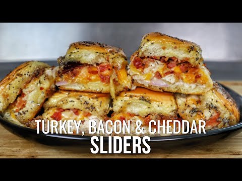 Quick and Delicious Turkey, Bacon & Cheddar Sliders