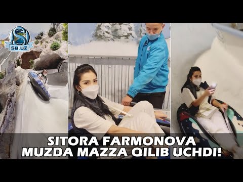 Ситора Фармонова музда мазза қилиб учди! | Sitora Farmonova muzda mazza qilib uchdi!