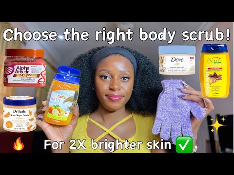 A brightening body scrub is a MUST if you want a brighter skin in 2025💯Best brightening body scrubs✅