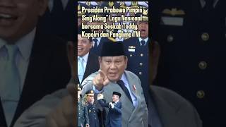 Download lagu Presiden Prabowo Pimpin 'Sing Along' Lagu Nasional bersama Seskab Teddy, Kapolri dan Panglima TNI mp3