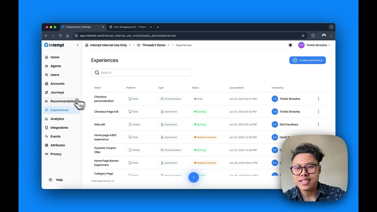 YouTube video player