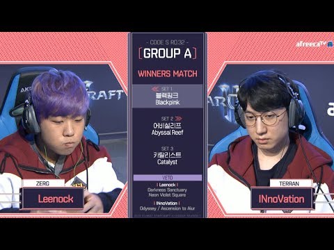 [2018 GSL Season 1]Code S Ro.32 Group A Match3 INnoVation vs Leenock