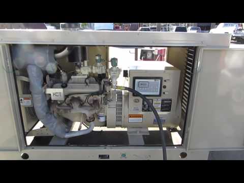 SOLD ~ Standby Generator 60 KW Natural Gas Katolight 120 / 240 V Single Ph