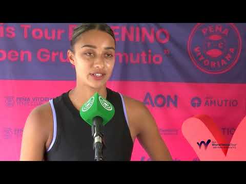 Eden Silva Tennis Player 354 WTA. Derrota a Bucsa en 1ª ronda