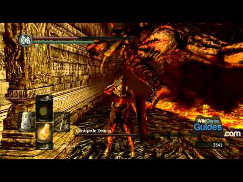 Dark Souls Walkthrough - Centipede Demon Boss Battle (Part 088) | WikiGameGuides