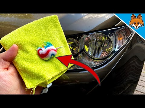 Reibe mit ZAHNPASTA über deinen SCHEINWERFER für DIESES Ergebnis 💥 (überraschend) 🤯